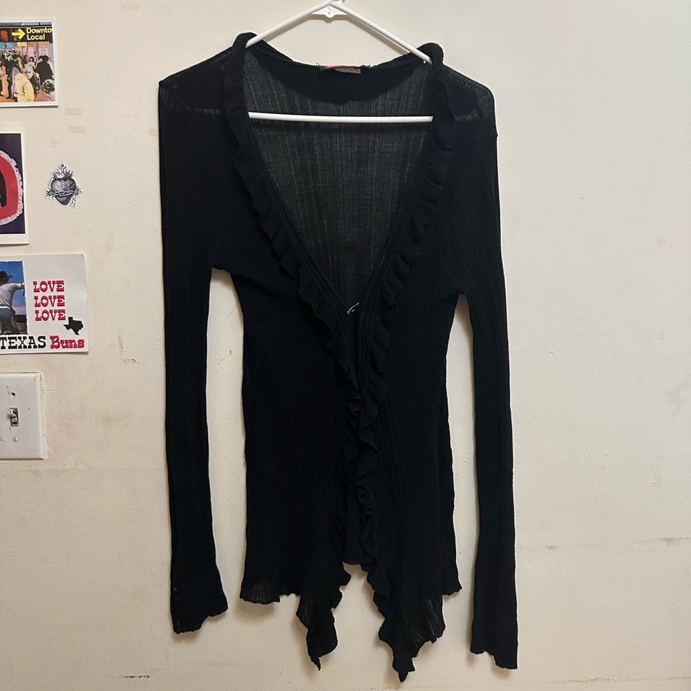 light fairy ruffle cardigan 🧚🏻‍♀️